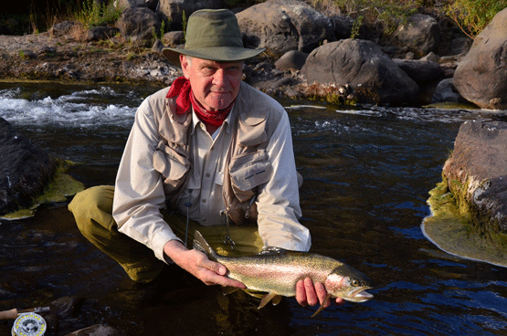 icon Fly Fishing in Patagonia Argentina with Gary Borger in Codihue River Neuquen Day 7 - Mendoza Fly Shop